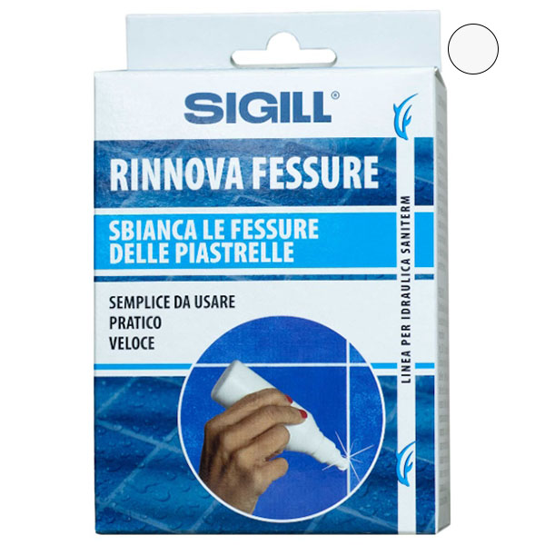 Pigal Sigill Saniterm Rinnova Fessure Piastrelle ML125 Bianco - PIGAL SIGILL
